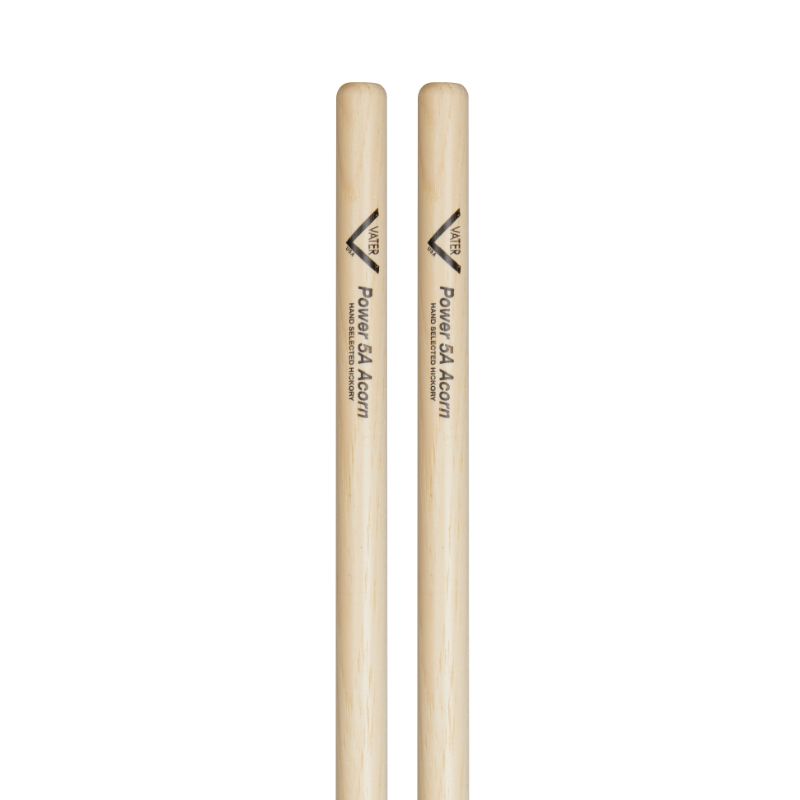 Vater 5A Power Acorn Tip Hickory Drumsticks