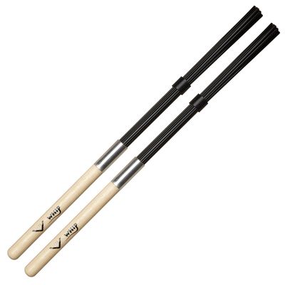 Vater VWHWP Wood Handle Whip Poly Bristle Multi Rods