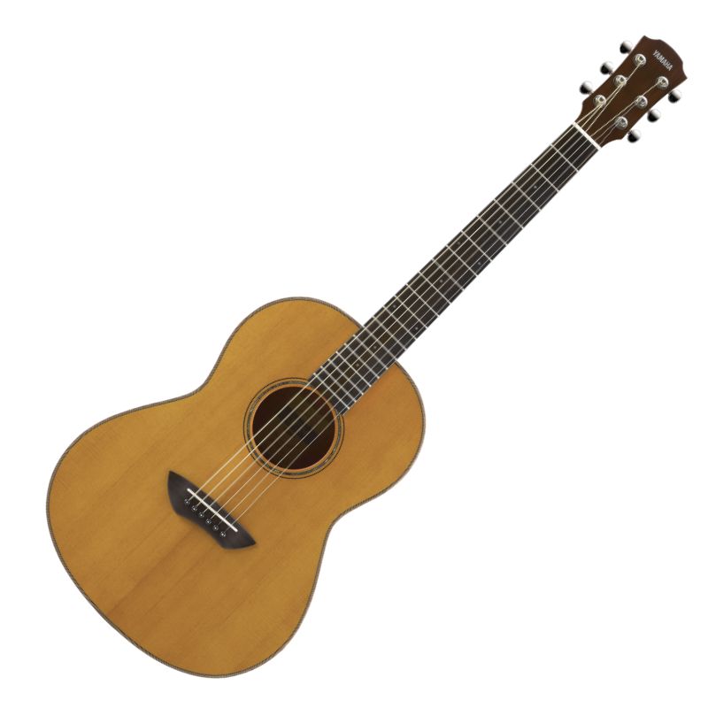 Yamaha CSF3M VN All Solid Parlour A/E Guitar w/ Hard Bag - Vintage Natural