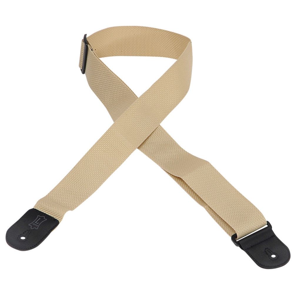 Levy&#39;s M8POLY-TAN 2&quot; Poly Strap w/Polyester Ends - TAN