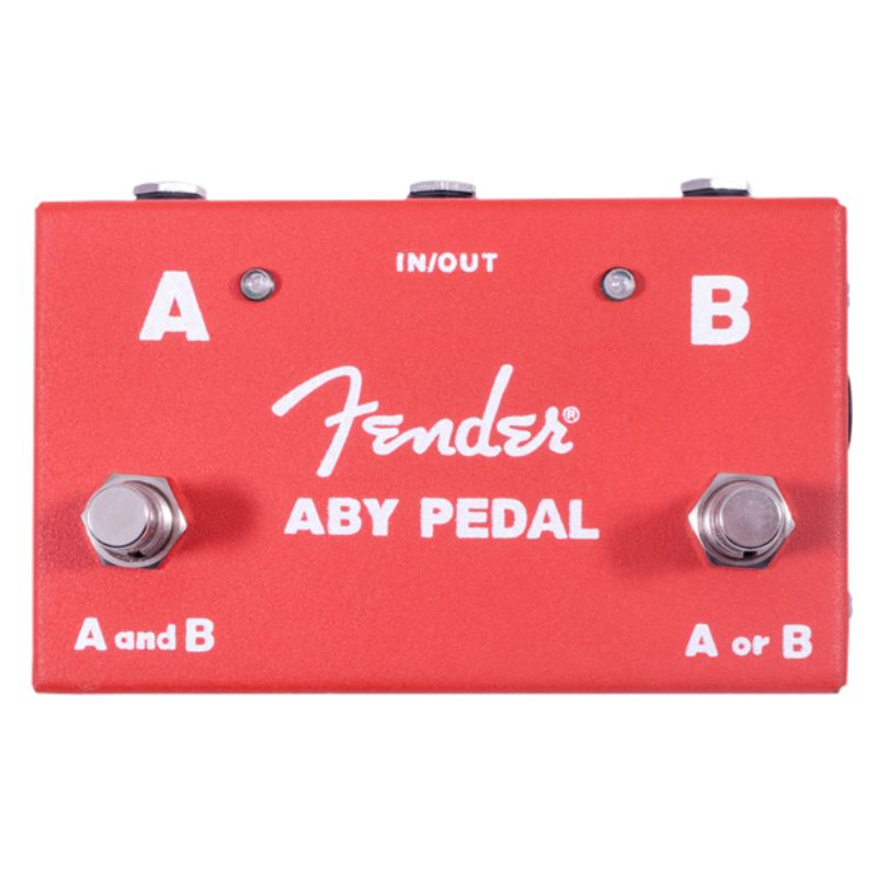 Fender 2-Switch ABY Pedal, Red