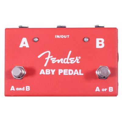 Fender 2-Switch ABY Pedal, Red
