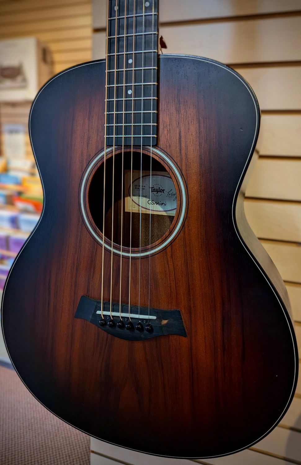 PREOWNED Taylor GS Mini-e Koa Plus - Shaded Edgeburst with AeroCase
