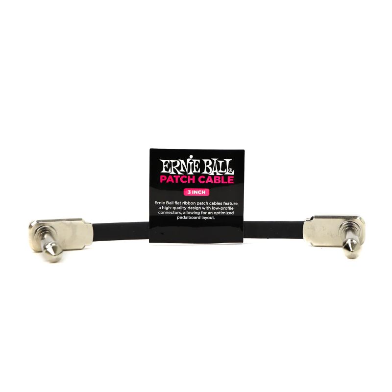 Ernie Ball 6225EB 3&#39;&#39; Flat Ribbon Patch Cable - Single