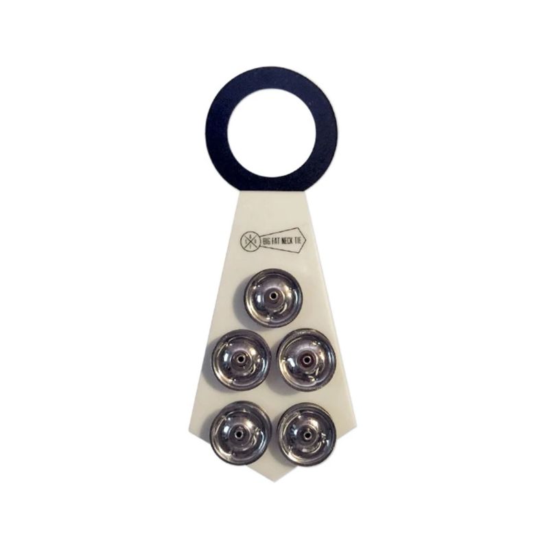 Big Fat Snare Drum Neck Tie Cymbal Topper