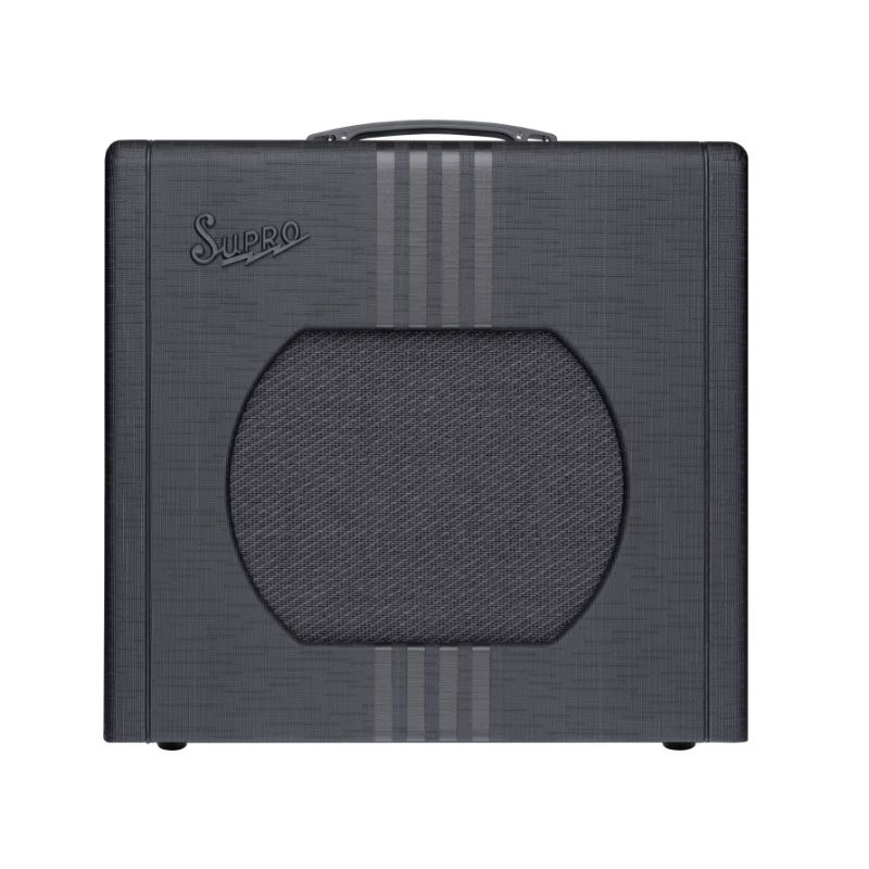 Supro Delta King 12 1 x 12-inch 15-watt Tube Combo Amp - Black and Black