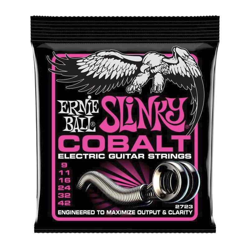 Ernie Ball 2723EB Cobalt Super Slinky Electric Guitar Strings 9-42