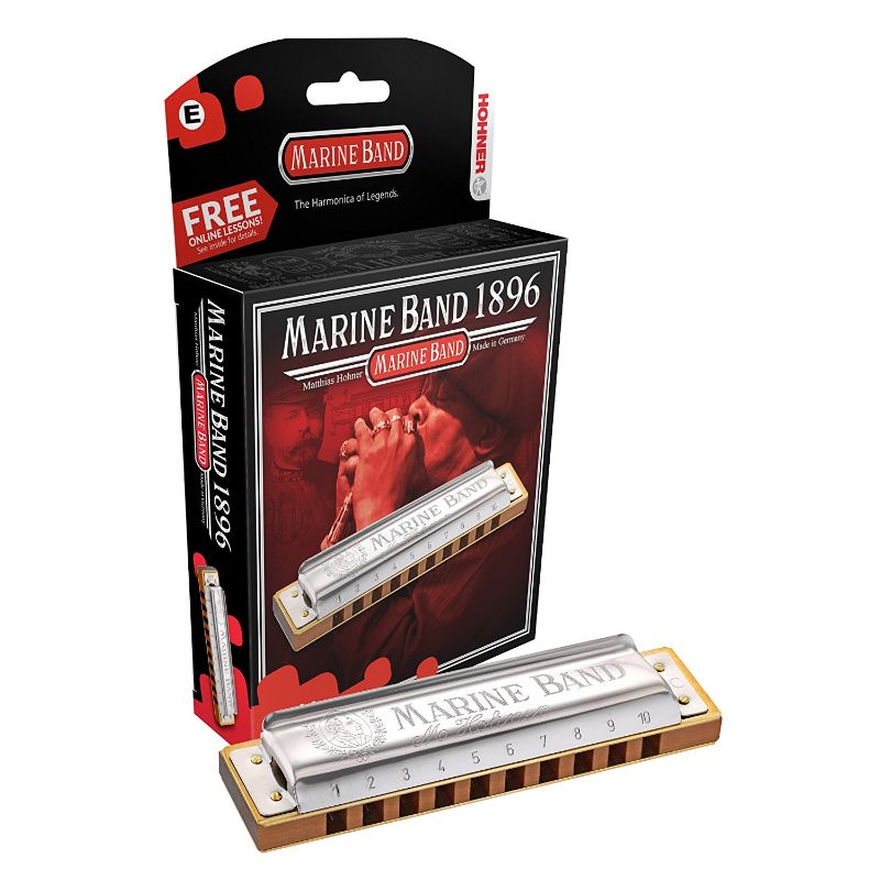 Hohner Marine Band 1896BX-E Harmonica (Key of E)