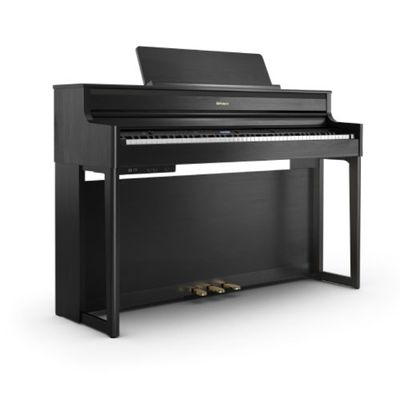 Roland HP704-CH-WS Digital Piano w/Stand - Charcoal Black