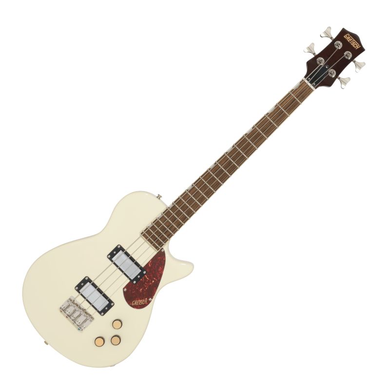 Gretsch Streamliner Jet Club Single-cut Electric Bass Guitar - Vintage White