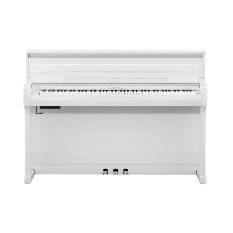 Yamaha Clavinova CLP-885 Console Digital Piano w/ Bench - Polished White