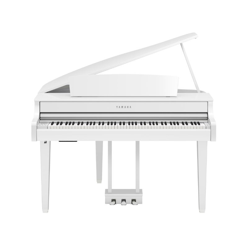Yamaha Clavinova CLP-865GP Digital Grand Piano with Bench - Polished White