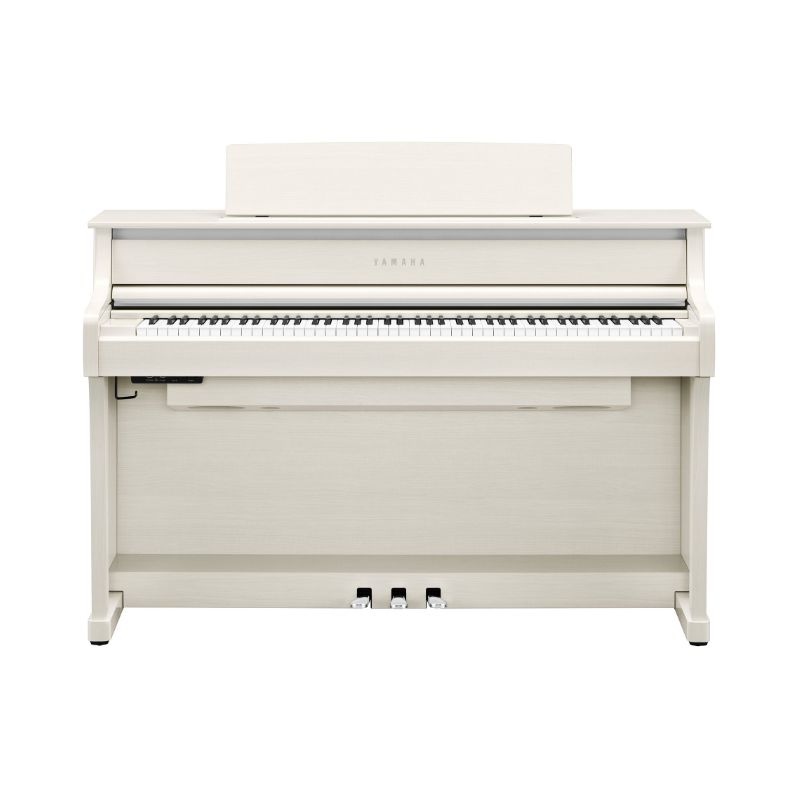 Yamaha Clavinova CLP-875 Console Digital Piano with Bench - White Birch
