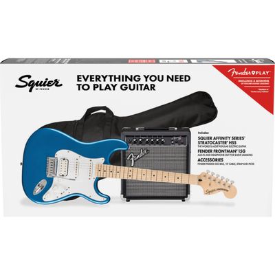 Squier Affinity Series Stratocaster HSS Pack - Lake Placid Blue