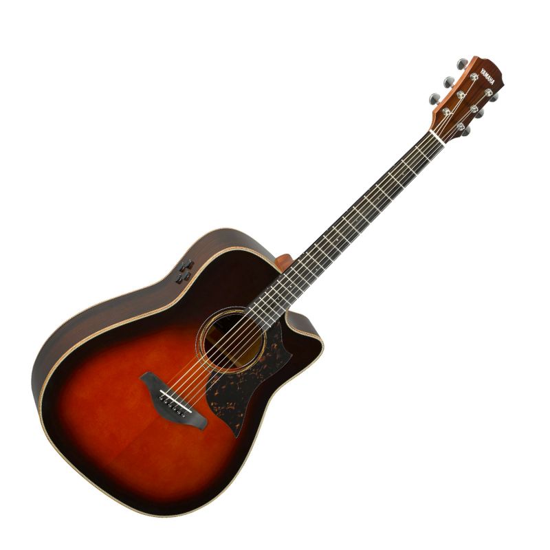 Yamaha A3R ARE Acoustic-Electric Guitar - Tobacco Brown Sunburst with Hard Bag