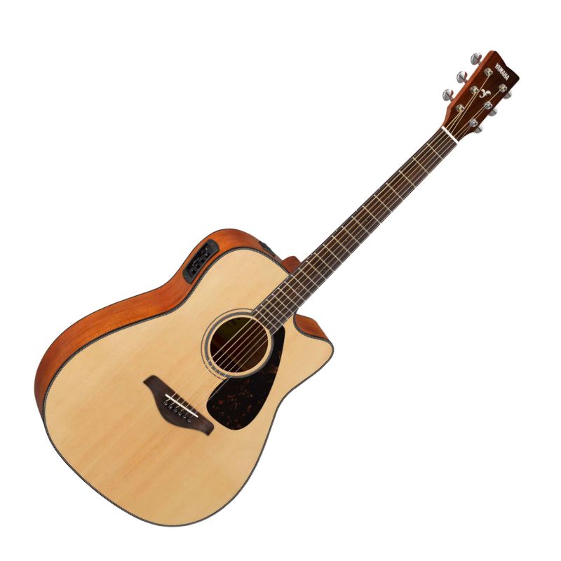 Yamaha FGX800C Dreadnought Cutaway Acoustic-Electric Guitar - Natural