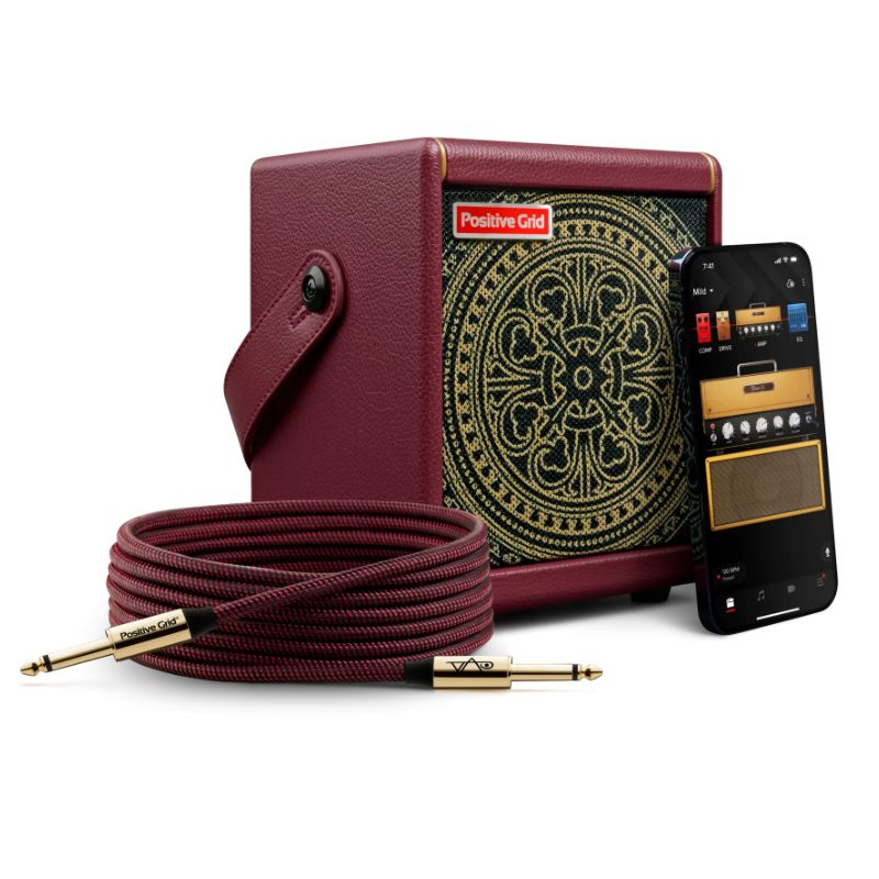 Positive Grid Spark Mini Vai Portable Combo Amp - Burgundy