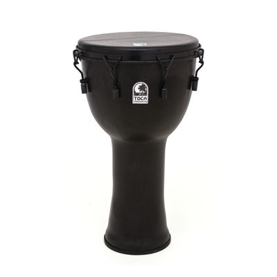 Toca Percussion 9&quot; Freestyle Mechanically Tuned Djembe - Black Mamba