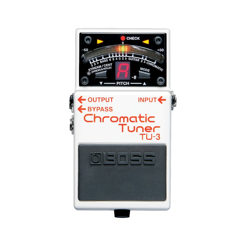 Boss TU-3 Chromatic Tuner Pedal with Bypass