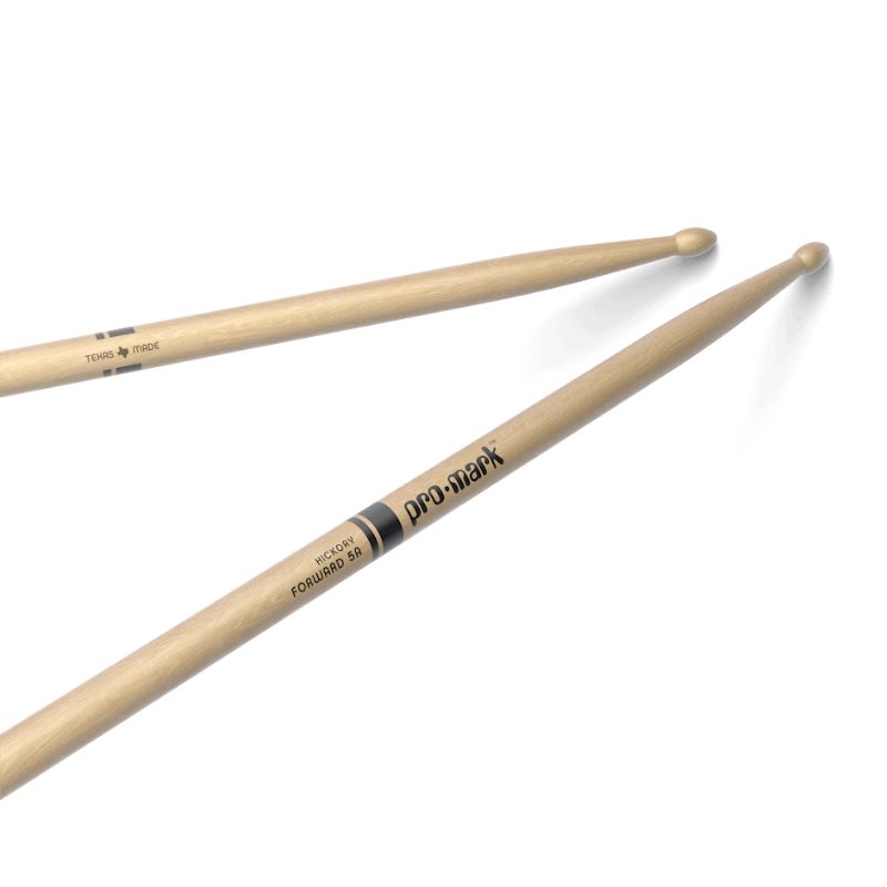 Promark Classic Forward DrumSticks - Hickory - 5A - Wood Tip
