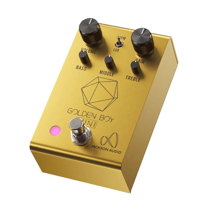 Jackson Audio Golden Boy Mini Overdrive Pedal - Gold