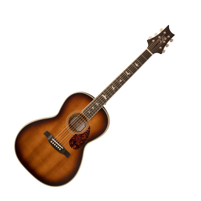 PRS SE P20E Parlor Acoustic-Electric Guitar with Gigbag - Tobacco Sunburst