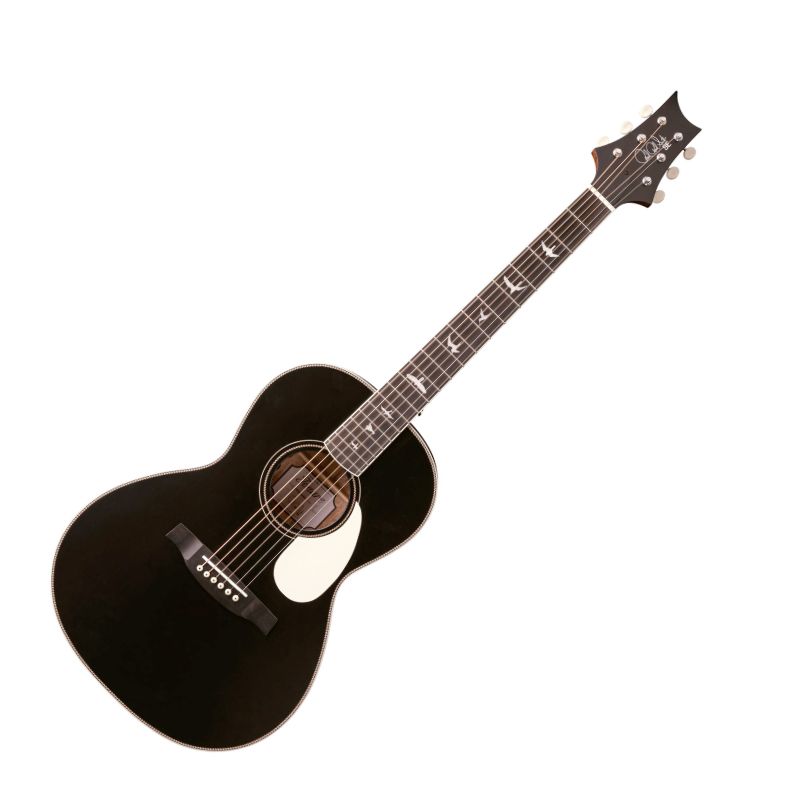 PRS Guitars SE P20E Acoustic/Electric Parlor Guitar with Gigbag - Satin Black Top