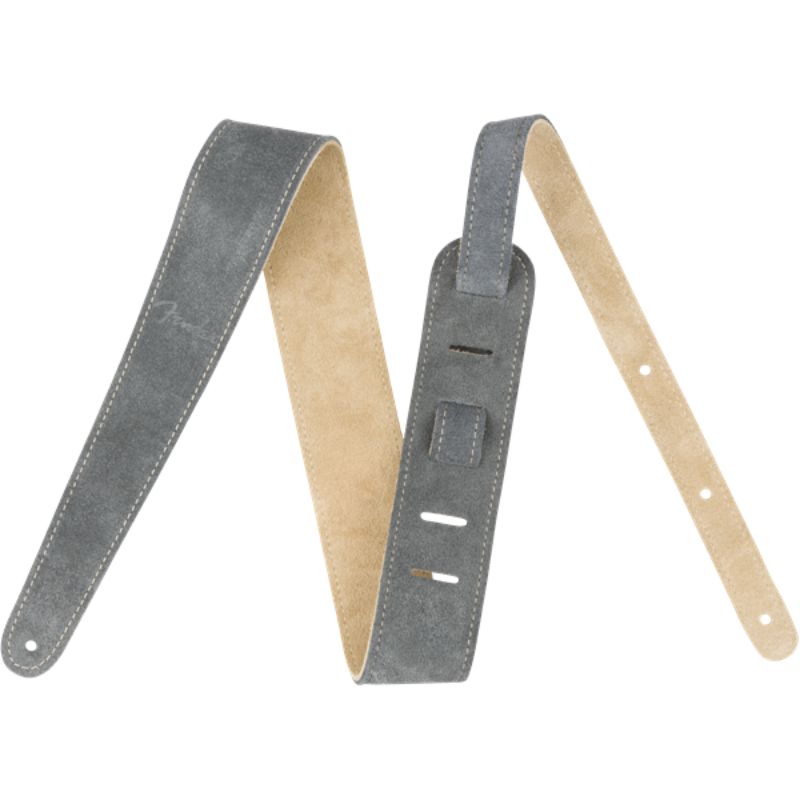 Fender 2&#39;&#39; Reversible Suede Strap - Gray/Tan