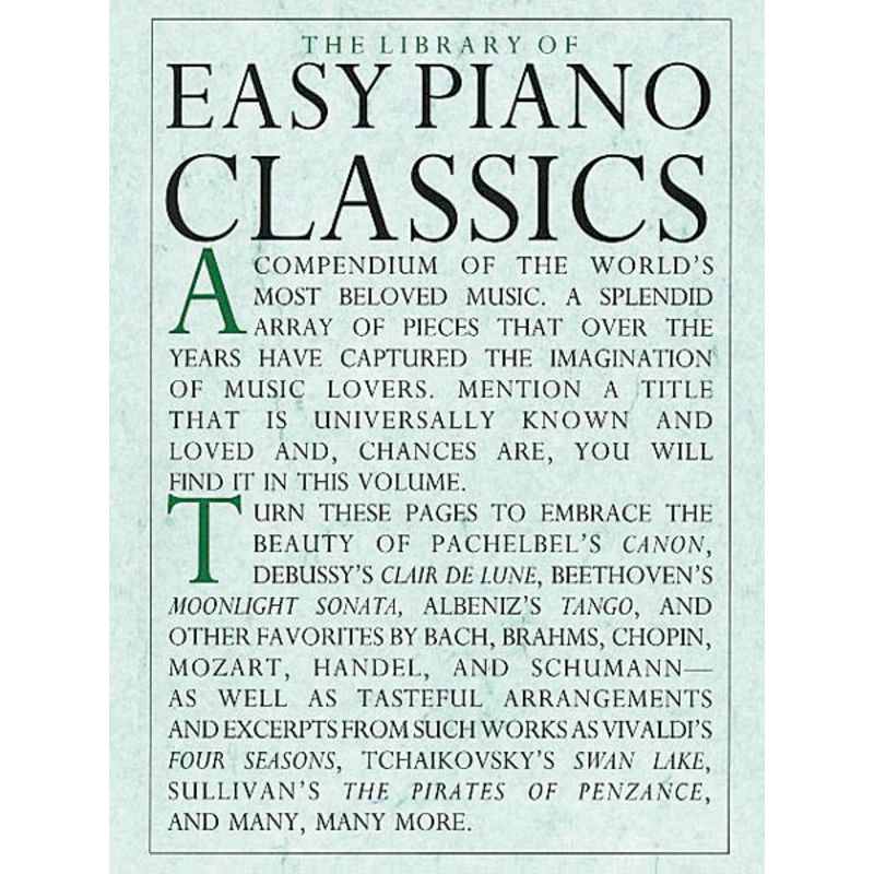 Library of Easy Piano Classics