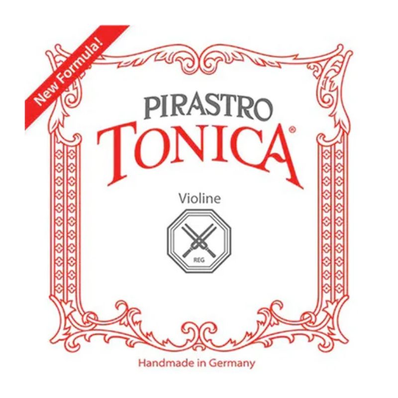 Pirastro Tonica Violin String Set - 4/4 Size Aluminum with Ball-end E