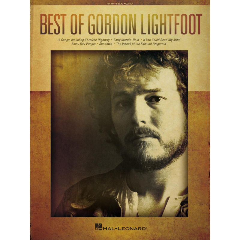 Best of Gordon Lightfoot Piano/Vocal/Guitar Artist Songbook