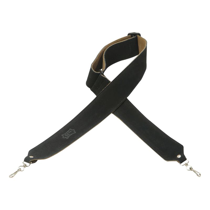 Levy&#39;s M9S 2&quot; Master Series Suede Banjo Strap - Black
