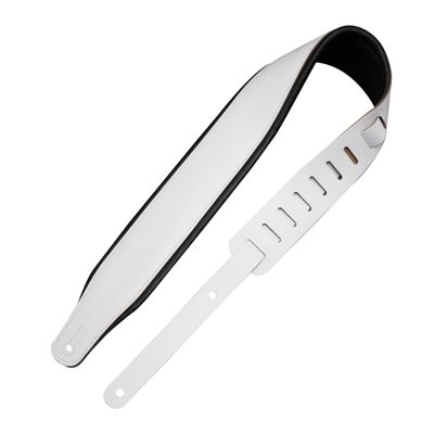 Levy&#39;s Amped Leather Series Guitar Strap - Panda