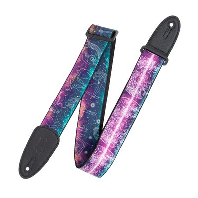 Levy&#39;s 2&quot; Solar Series Poly Guitar Strap - Cosmic Print
