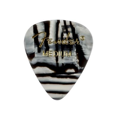 Fender 351 Shape Graphic Picks - Medium, Zebra (12-Pack)