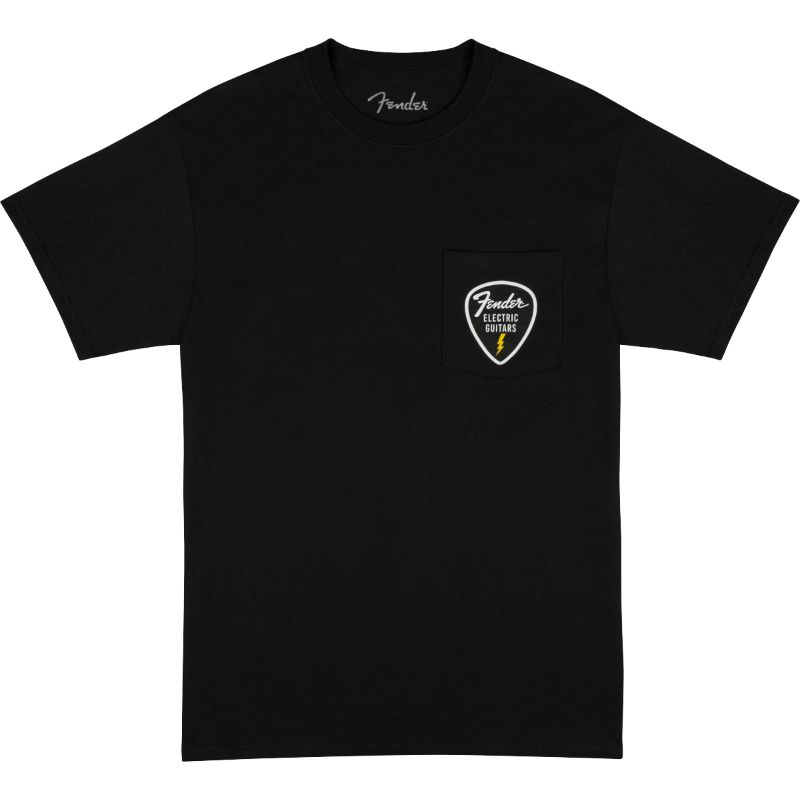 Fender Pick Patch Pocket T-shirt - Large, Black