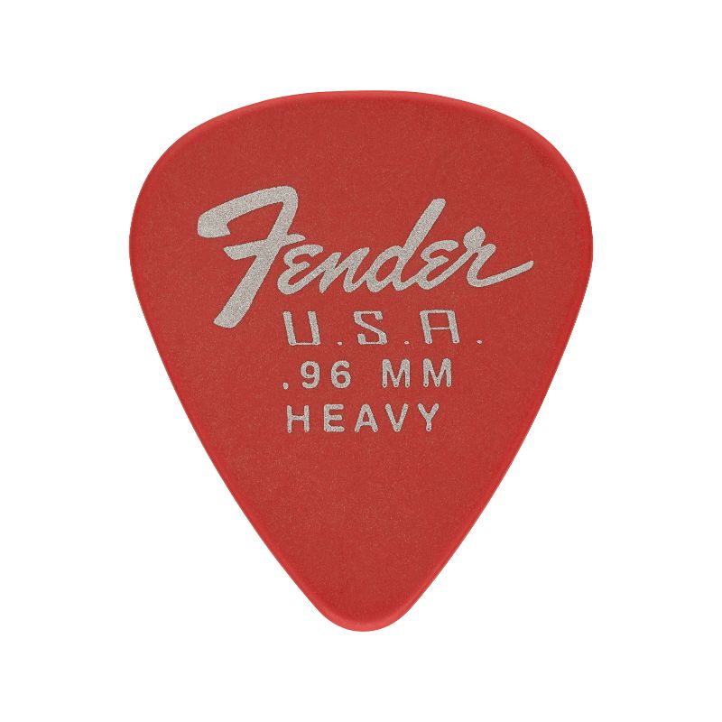 Fender Original Delrin Guitar Picks 12-pack - .96mm Fiesta Red