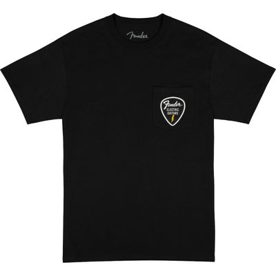 Fender Pick Patch Pocket T-shirt - Medium, Black
