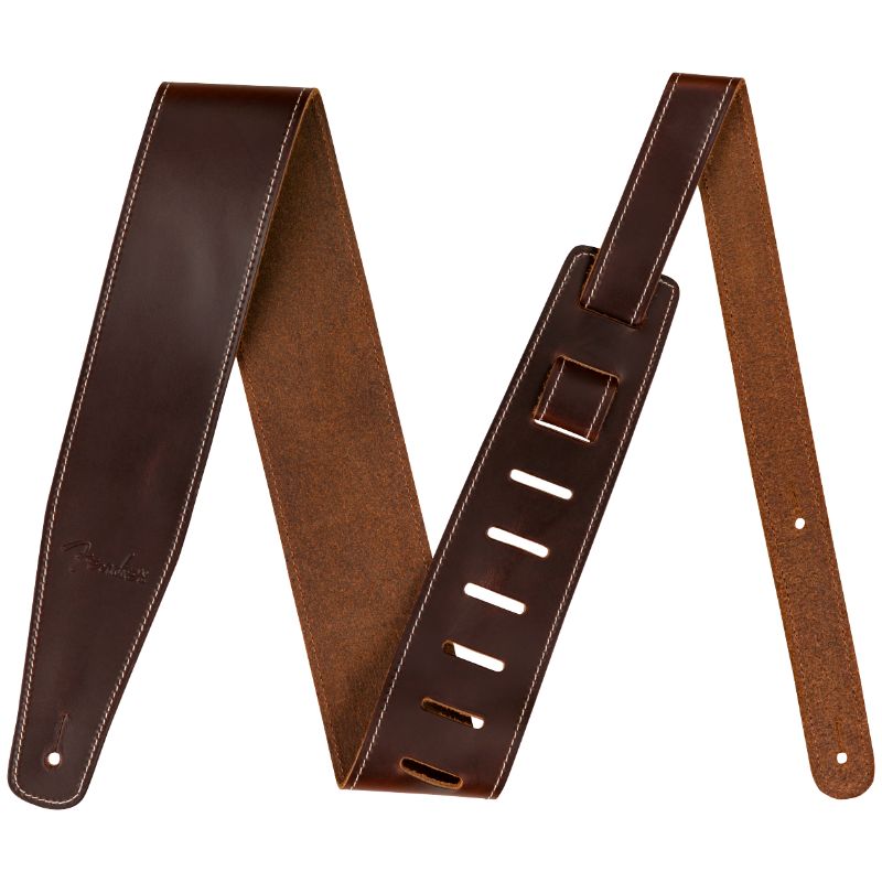 Fender 2-1/2&quot; Broken-in Leather Guitar Strap - Brown