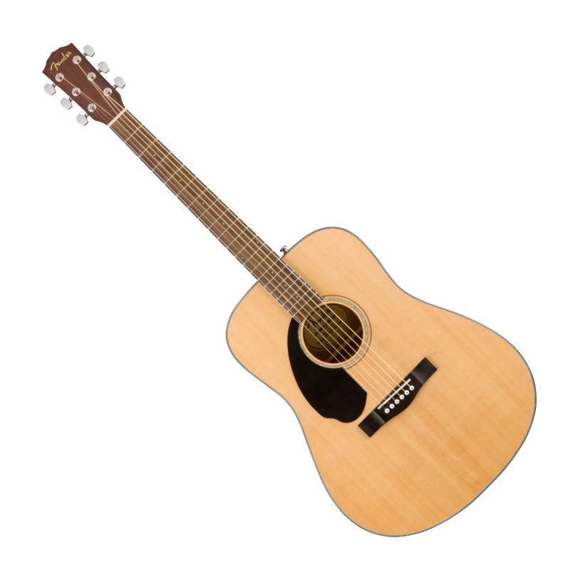 Fender CD-60S Left-Handed Dreadnought Acoustic Guitar - Natural