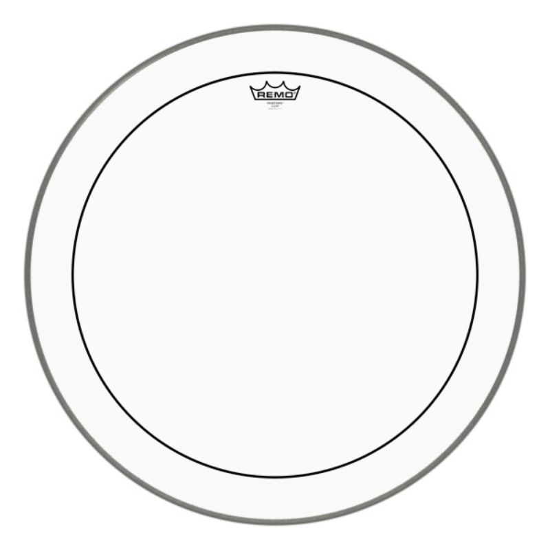 Remo Pinstripe Clear Bass Drumhead - 24&quot;