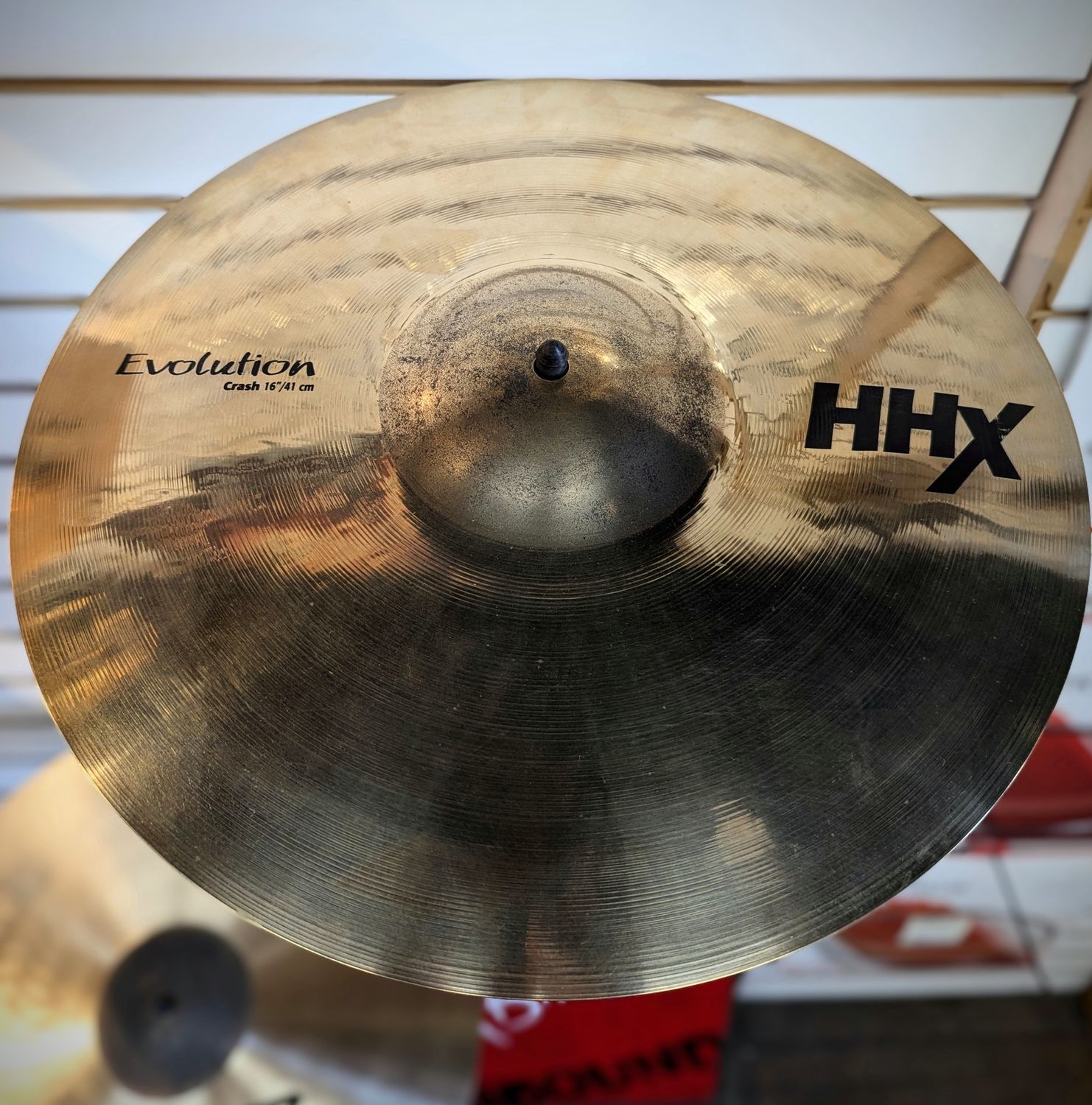 PREOWNED Sabian 16&quot; HHX Evolution Crash Cymbal - Brilliant Finish