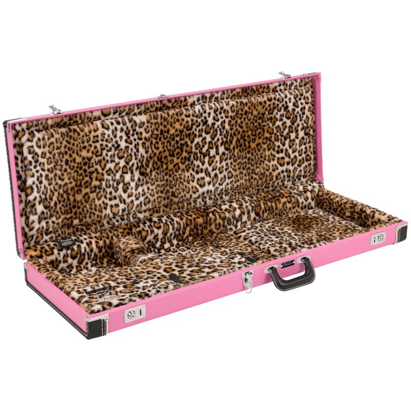 Fender Joe Strummer Strat/Tele Case, Pink Leopard