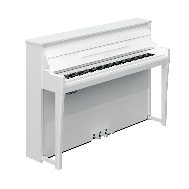 Yamaha AvantGrand NU1XA  PWH Hybrid Piano Polished White w/ Bench