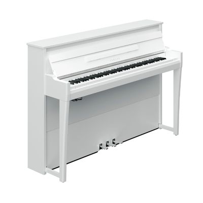Yamaha AvantGrand NU1XA  PWH Hybrid Piano Polished White w/ Bench