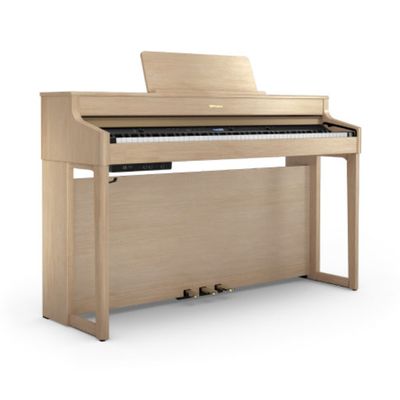 Roland HP702 Digital Upright Piano with Bench - Light Oak