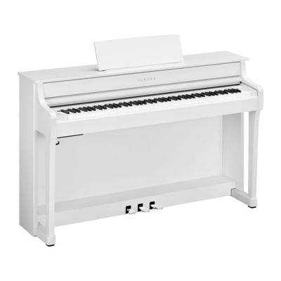 Yamaha Clavinova CLP-835 Console Digital Piano with Bench - White