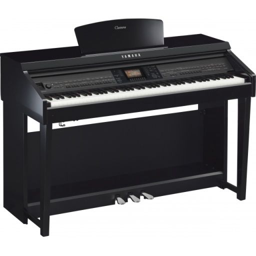 Yamaha Clavinova CVP-701 Digital Upright Piano w/Bench - Polished Ebony