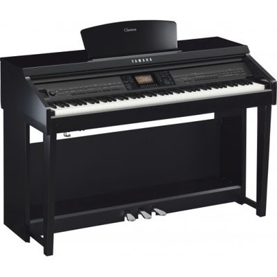Yamaha Clavinova CVP-701 Digital Upright Piano w/Bench - Polished Ebony