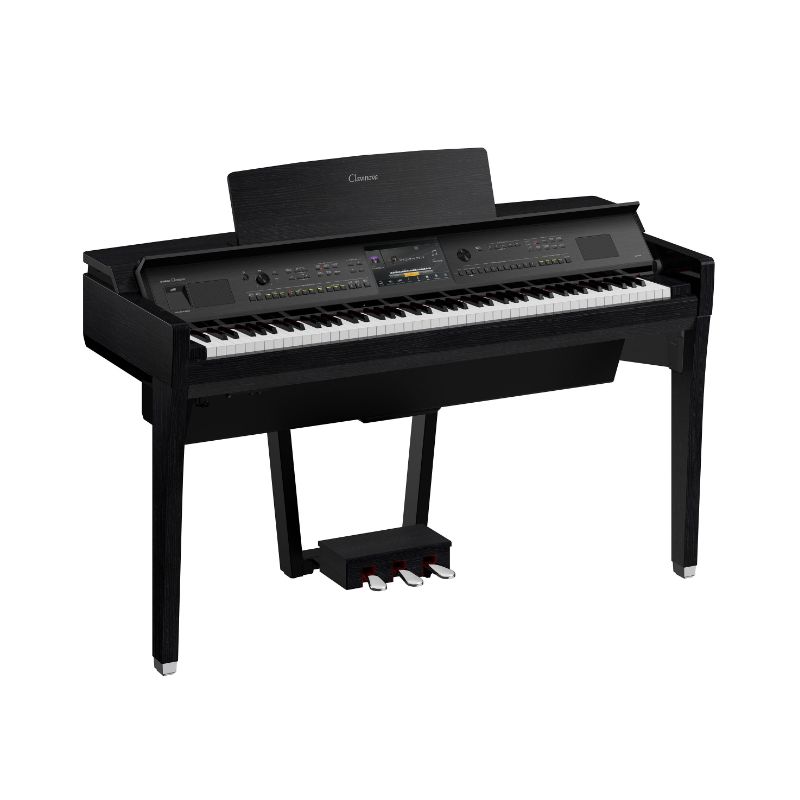 Yamaha Clavinova CVP809B Digital Upright Piano w/Bench - Black